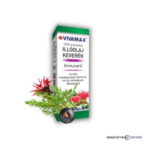 Immunerő illóolaj keverék boróka, madagaszkári kámforfa és vörös méhbalzsam olajokkal (10 ml)