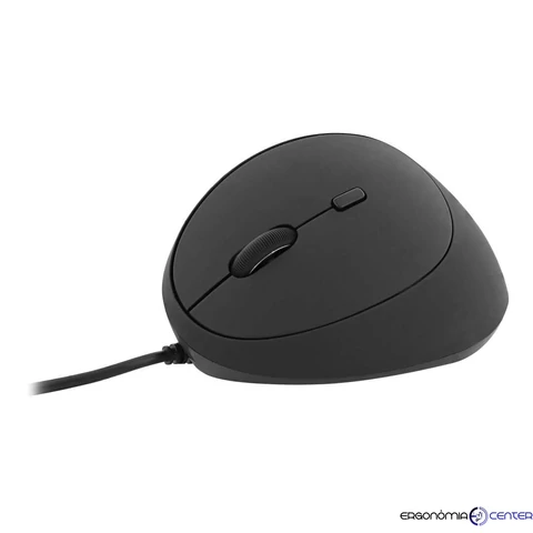 TnB Ergonomic Vertical Wired mouse for Left-Handed Black